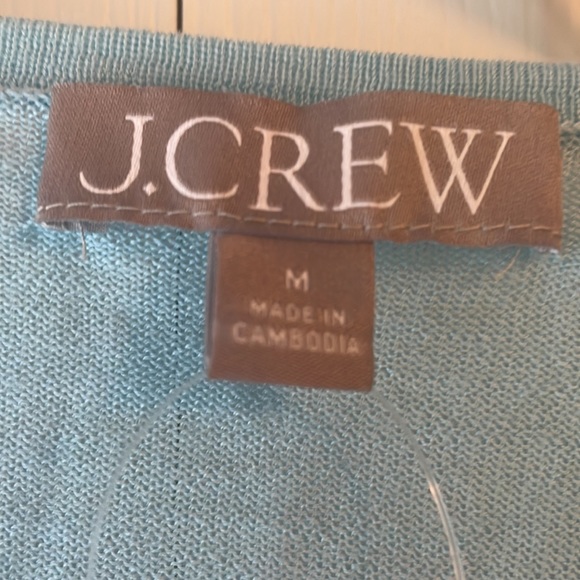 J Crew pale blue merino wool sweater. Size medium. NWT. - Picture 3 of 5